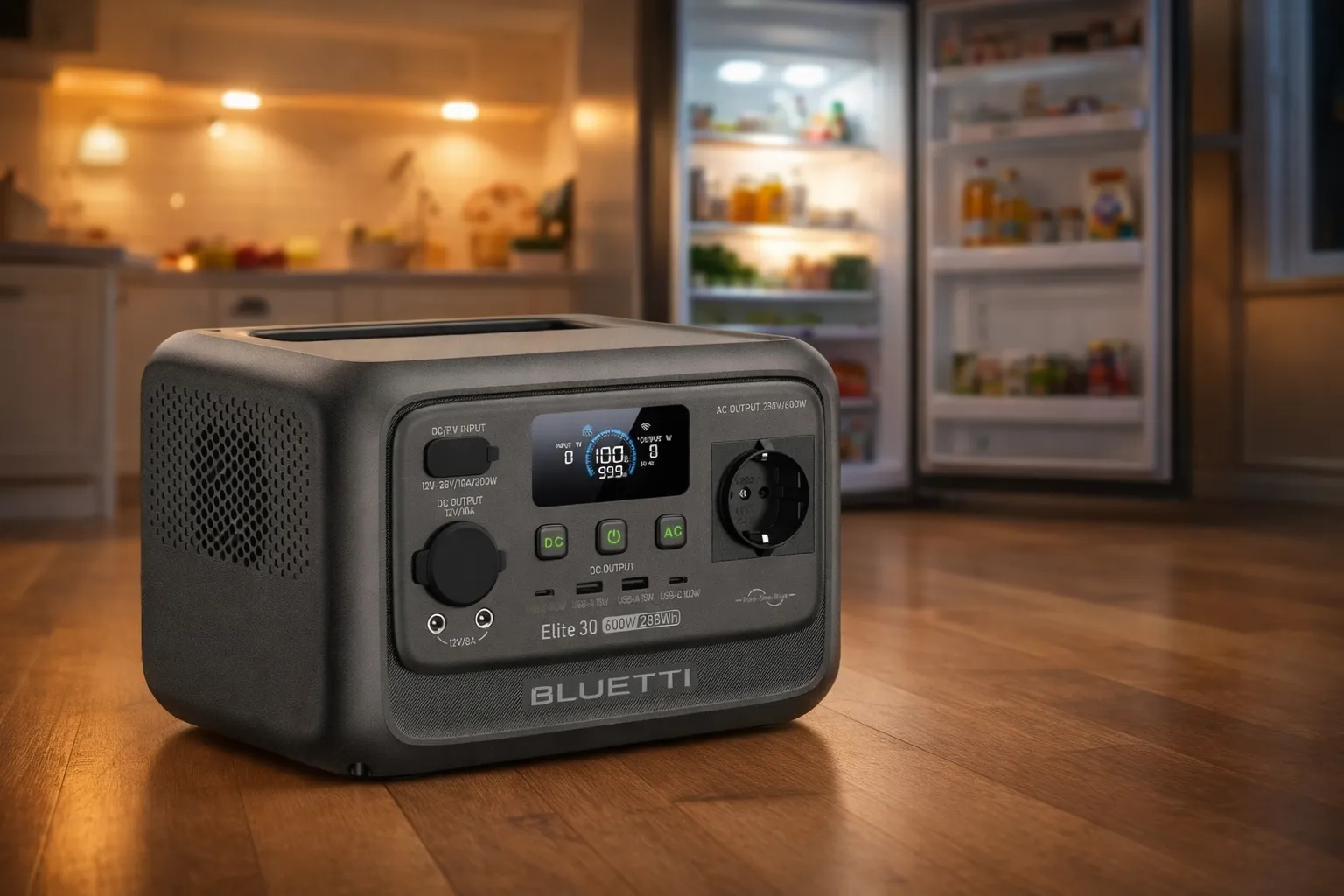 BLUETTI Elite 30 V2 Generador Solar Portátil 288Wh