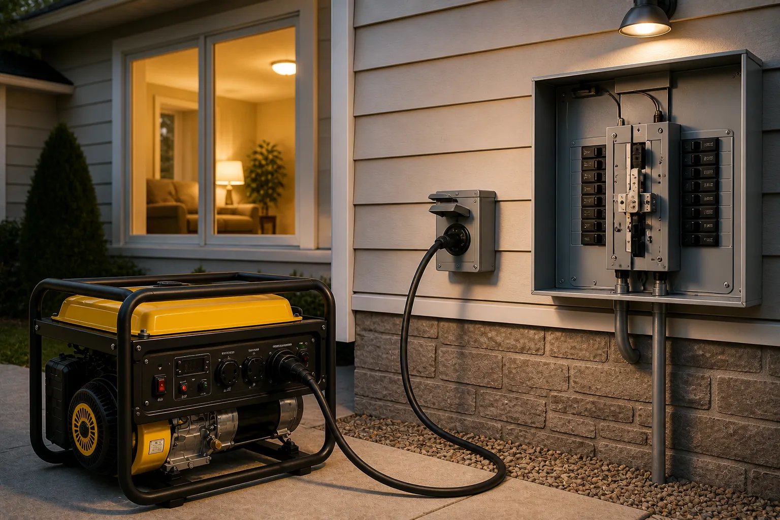 Cómo Conectar un Generador Eléctrico a tu Casa Sin Corte de Luz [2026]