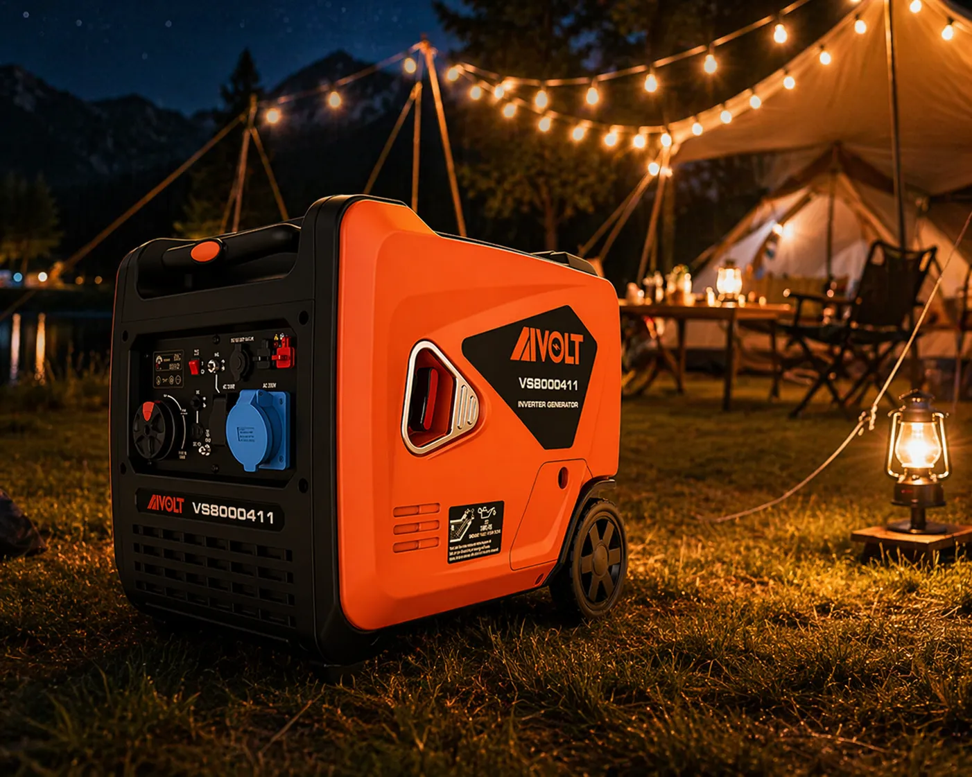 AIVOLT Generador Inverter Silencioso 6000W Gasolina